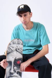 Image 3 of BINARY 3M REFLECTIVE TEE TEAL