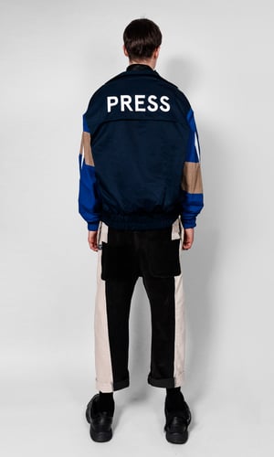 Image of Press Windbreaker Blue