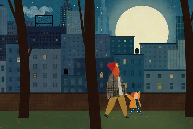 Image of City Moon Print