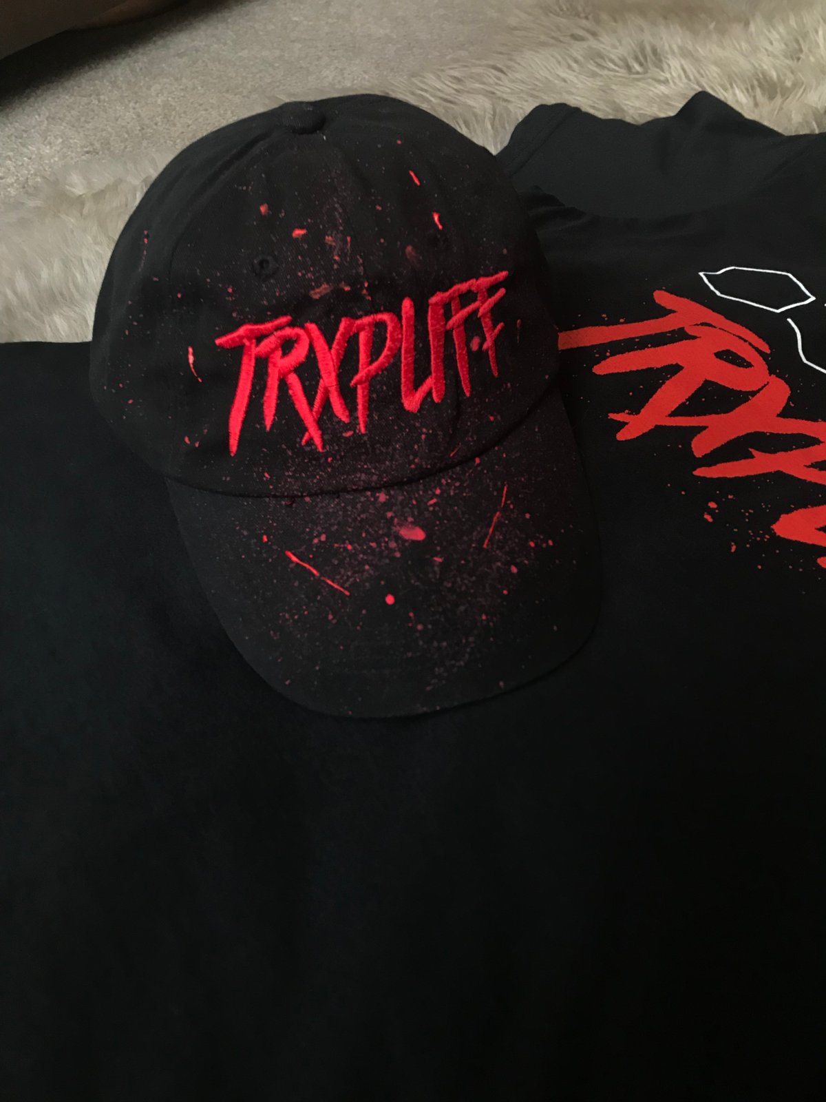 Image of OCD CO. Trxplife distressed paint splash cap