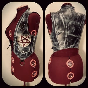 Image of Stained pentagram vest