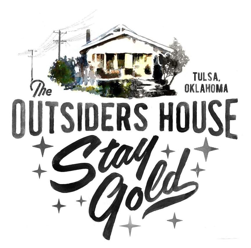 The Outsiders House Tulsa, Oklahoma "Stay Gold" White T ...