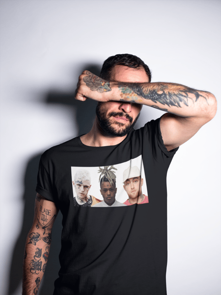 Image of Lil Peep x XXXTentacion x Mac Miller (R.I.P.) Tribute Tee