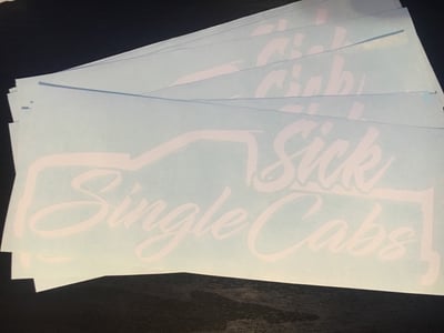 Image of Sick SingleCabs Decal