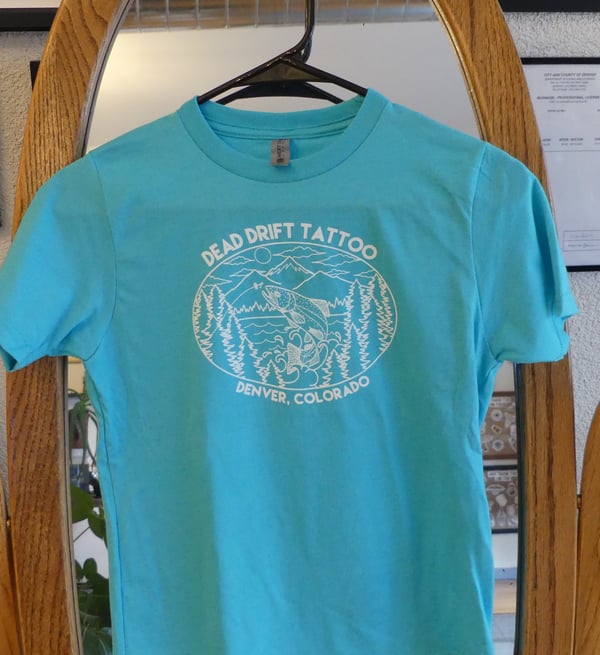 Image of Kids Shop Shirt- Bahama Blue