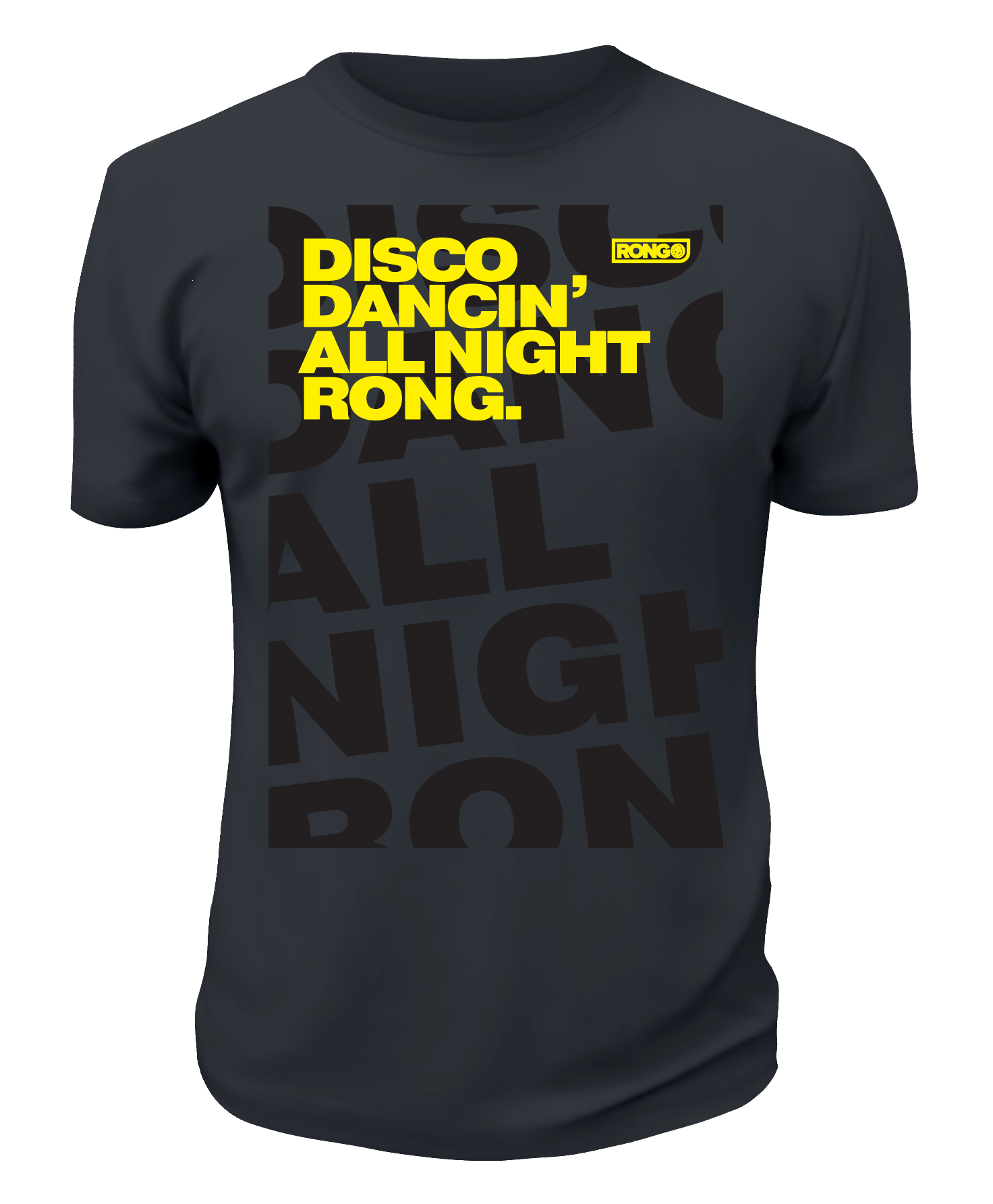 Image of Mens Disco Dancin' All Night Rong T-Shirt (Free Wristband + Neck Tie)