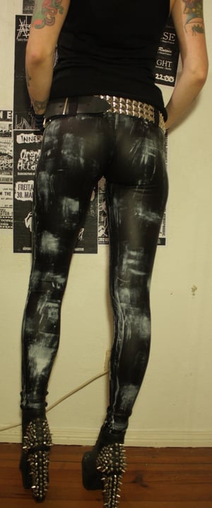 Image of Stained fauxleather pants