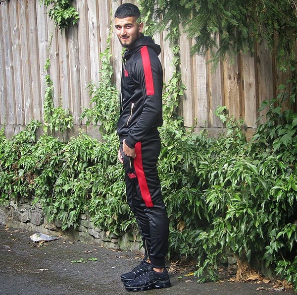 Image of Black & Red limited edition tracksuit