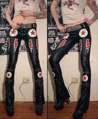 Image 1 of Studded lightningbolt- and stars pants
