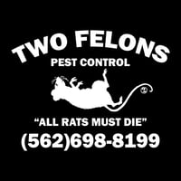 Two Felons "Pest Control" (black) 