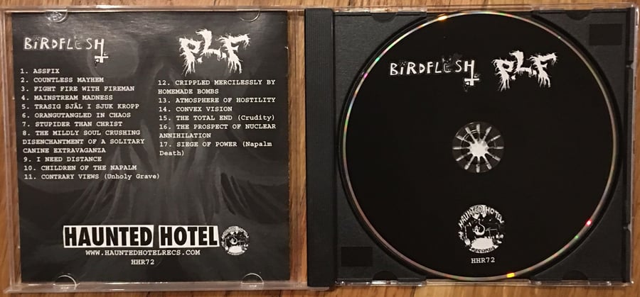 Image of PLF / Birdflesh split CD