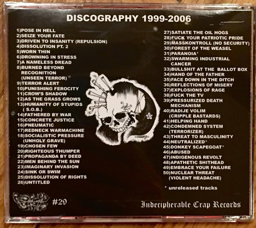Image of PLF "Complete Grindcore Annihilation" 1999-2006 Collection CD