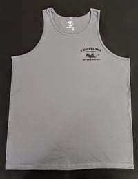 Image 2 of Two Felons "Pest Control" tank top (Char) 