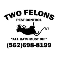 Image 1 of Two Felons "Pest Control" tank top (white) 