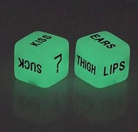 Image 1 of Glow in the dark sex dice