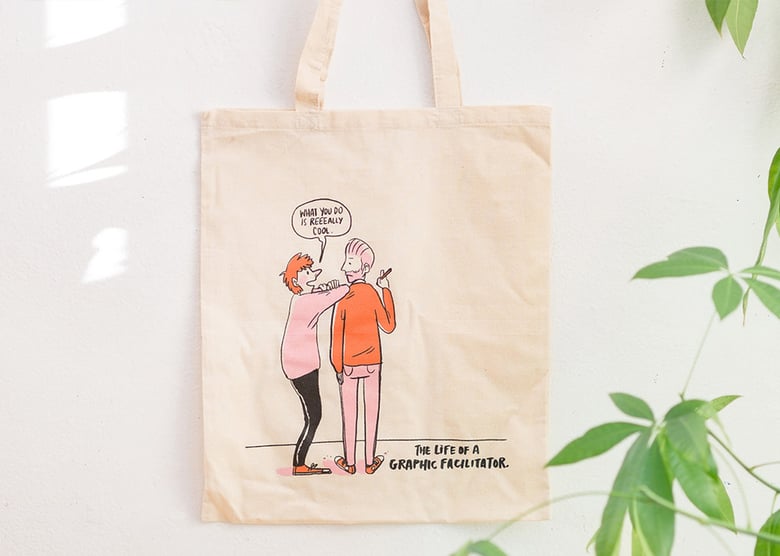 Image of The Life of a Graphic Facilitator | Tote Bag