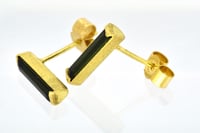 Image 1 of Tourmaline 18ct Gold Studs