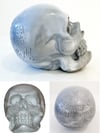 SECRET BASE x USUGROW SKULL HEAD HASADHU 7" SILVER MARBLE LONDON 20pcs BRAND NEW