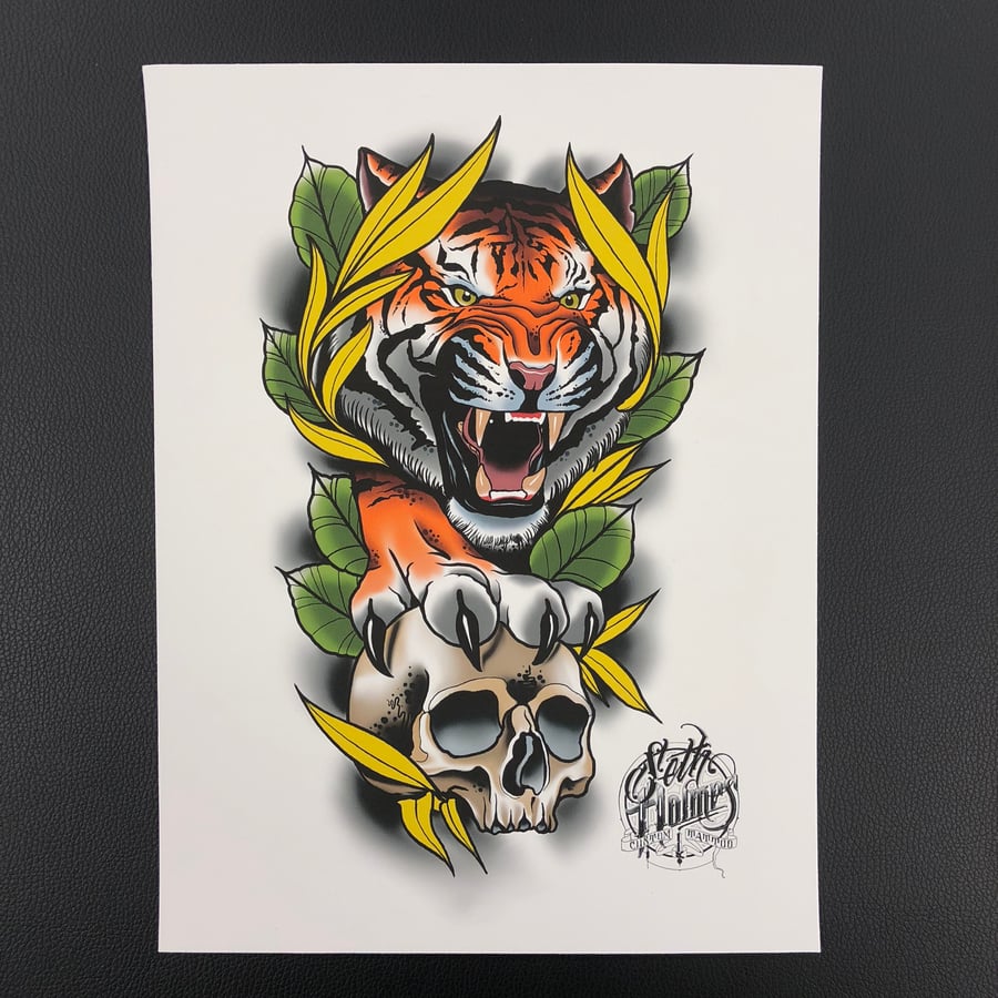 Image of Tiger & Skull