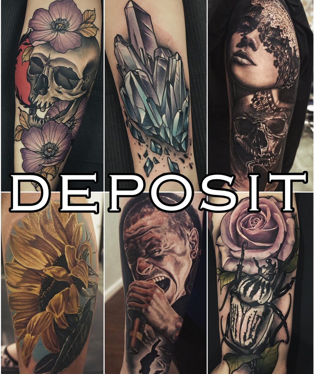 Image of Tattoo appointment deposit