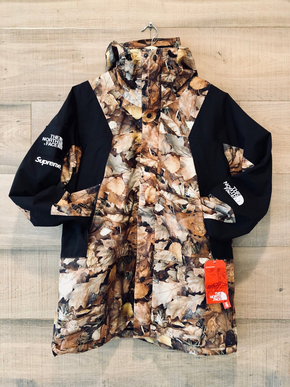 North face supreme leaves Clearance