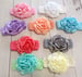 Image of 4 Inch Burnt Flower on Crochet Headbands -22 color choices 