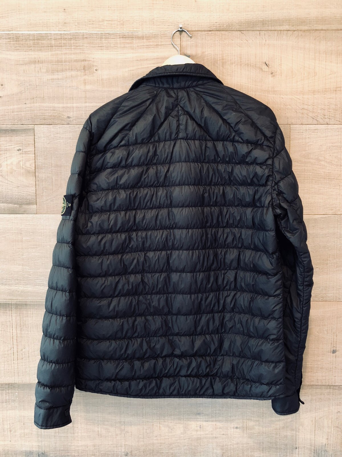 Stone island light hot sale down jacket