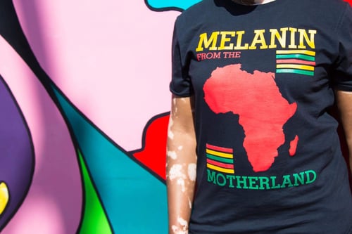 Image of Melanin from the Motherland T-Shirt & Sweater (BLK)