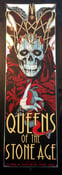 Image of Queens of the Stone Age - Melbourne - Jester gig poster foil variant