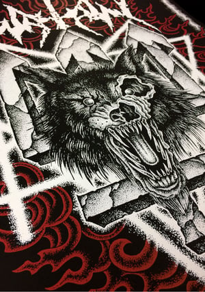 Image of WATAIN print by RAF