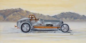 Image of Oilers Salt Flats / Giclee Canvas Wrap