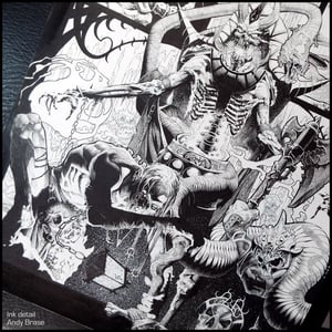 Image of Undead Army- 13x19 LIMITED Print (signed) <font color="orange">Back</font>