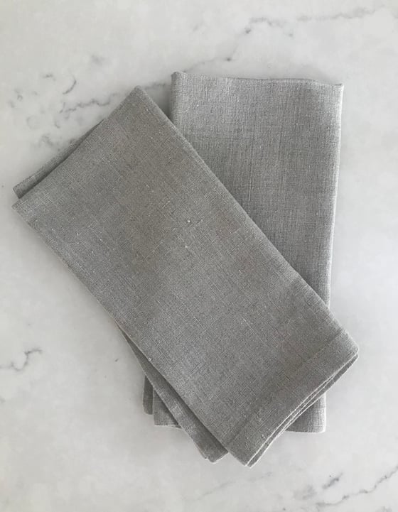 Image of Natural Linen Napkins