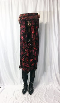 Image 2 of Bat Dress with holographic red 