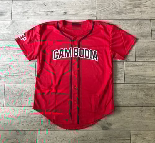 Image of REP CAMBODIA BASEBALL JERSEYS (NEW COLORS) 