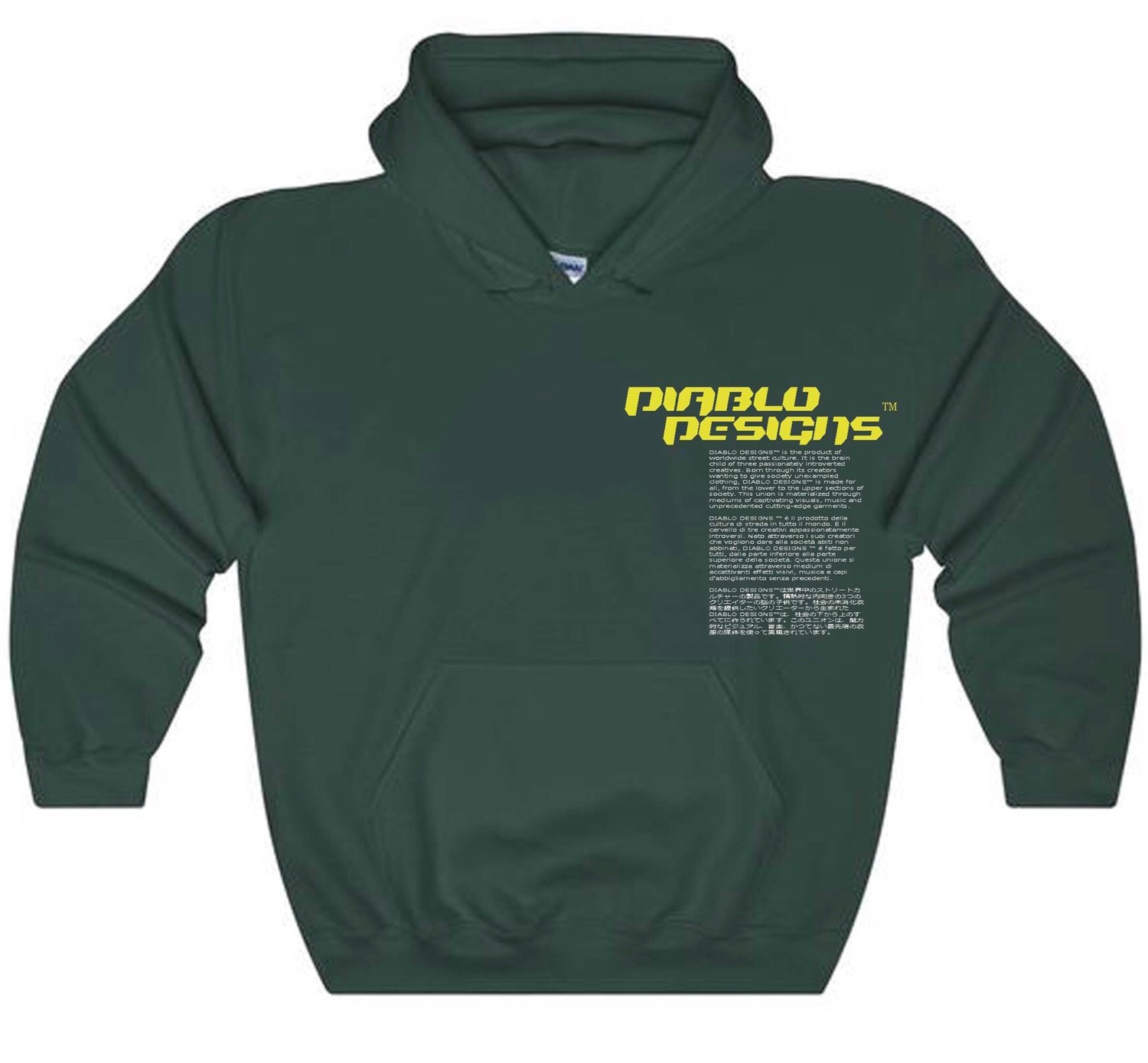 Image of Diablo Designs™ FW '18 Forest Green Hoodie