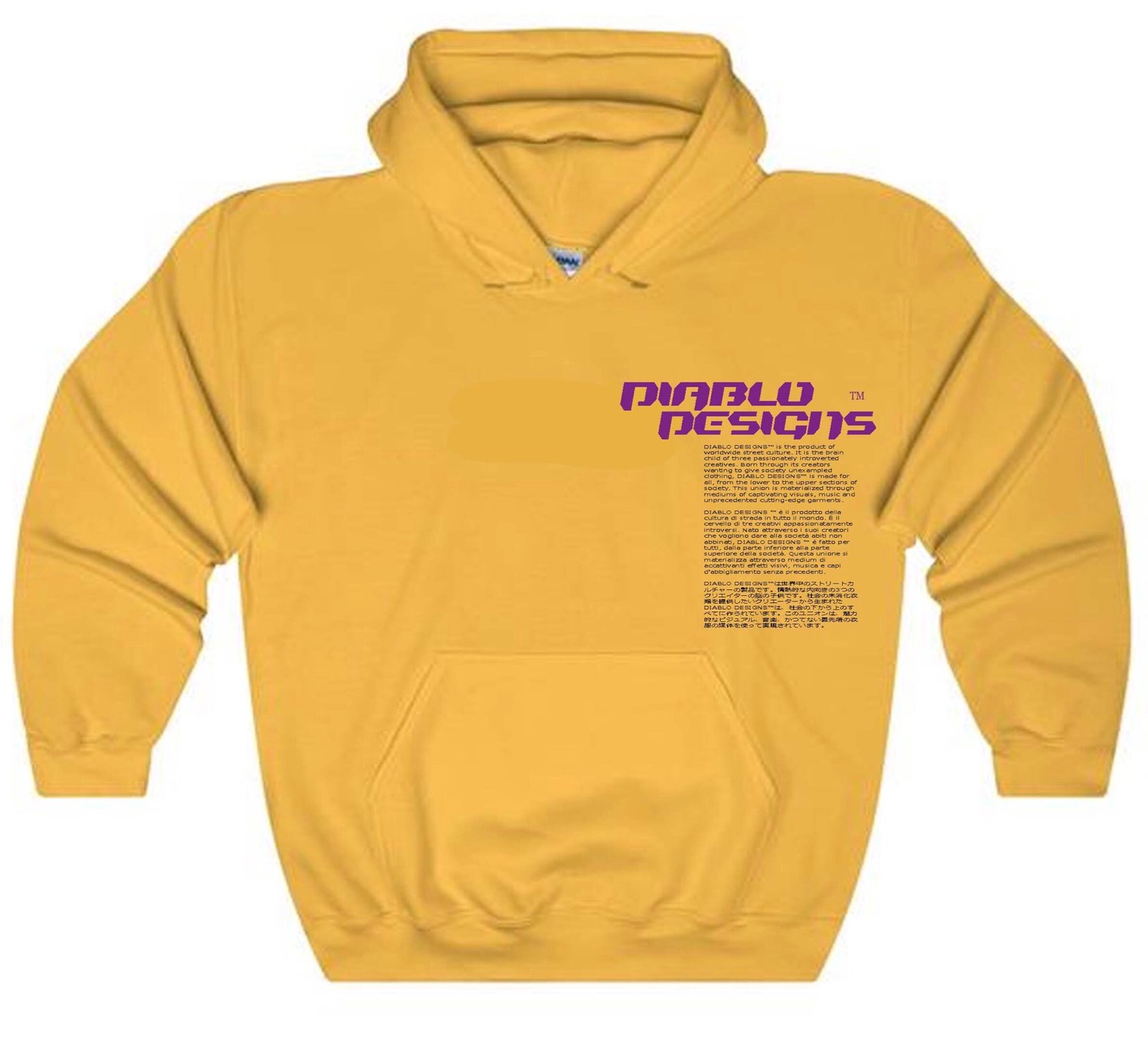 Image of Diablo Designs™ FW '18 Gold Hoodie