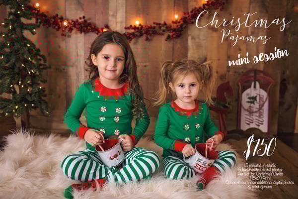 Image of Saturday, November 3 - Holiday Pajamas Mini Sessions