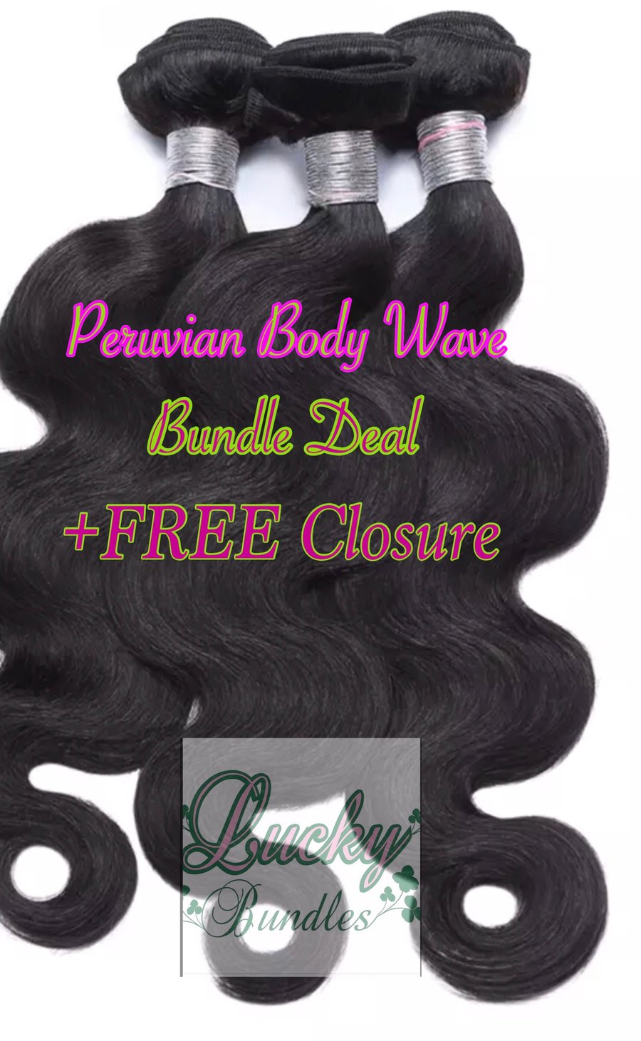 Image of Peruvian Body Wave - FREE CLOSURE