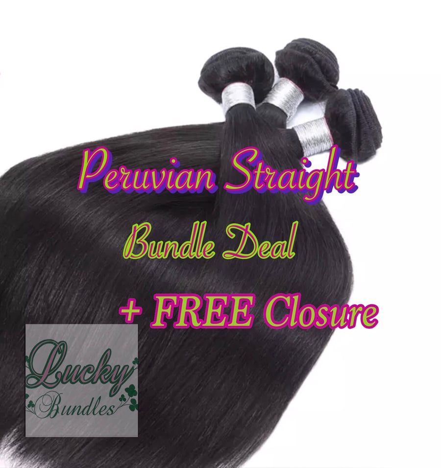 Image of Peruvian Straight + FREE CLOSURE