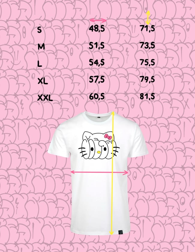 Mega Hello Kitty Shirt Pack (normal cut, 100% organic)