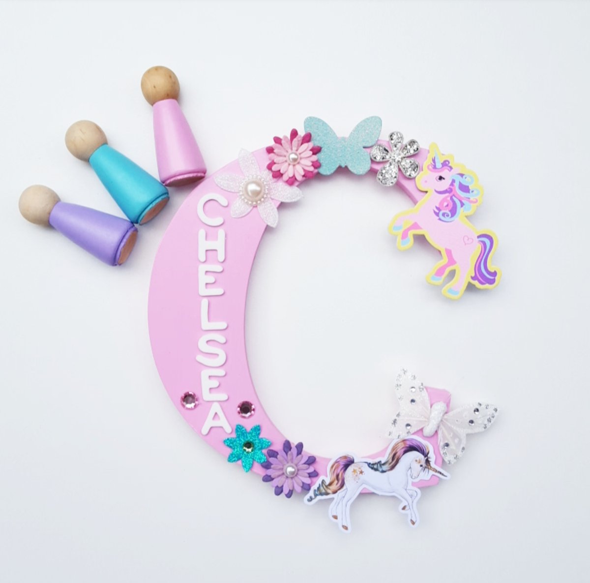 Image of Girls UNICORN Personalised letters