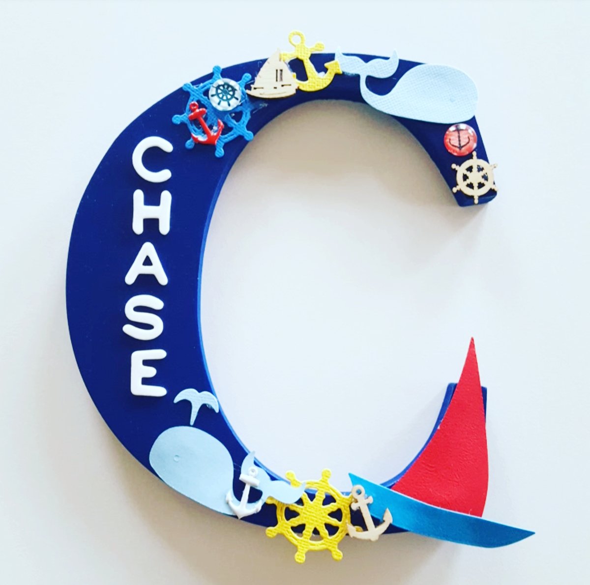 Image of Boys NAUTICAL/OCEAN Personalised Letters