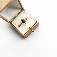 Image 4 of Sparkling Blue Sapphire Ring (S)