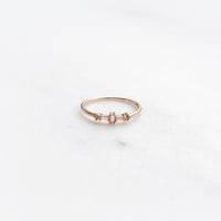 Image 1 of Baguette Thread Ring