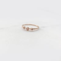 Image 3 of Baguette Thread Ring