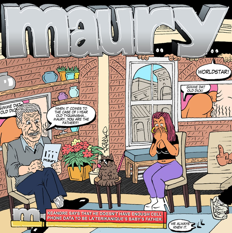 Image of "MAURY'S THE FATHER" PRINT