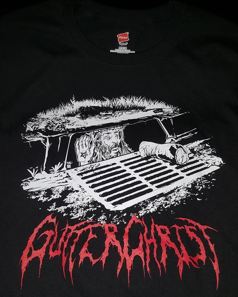 Image of GUTTER CHRIST SEWER T SHIRT (IN STOCK)