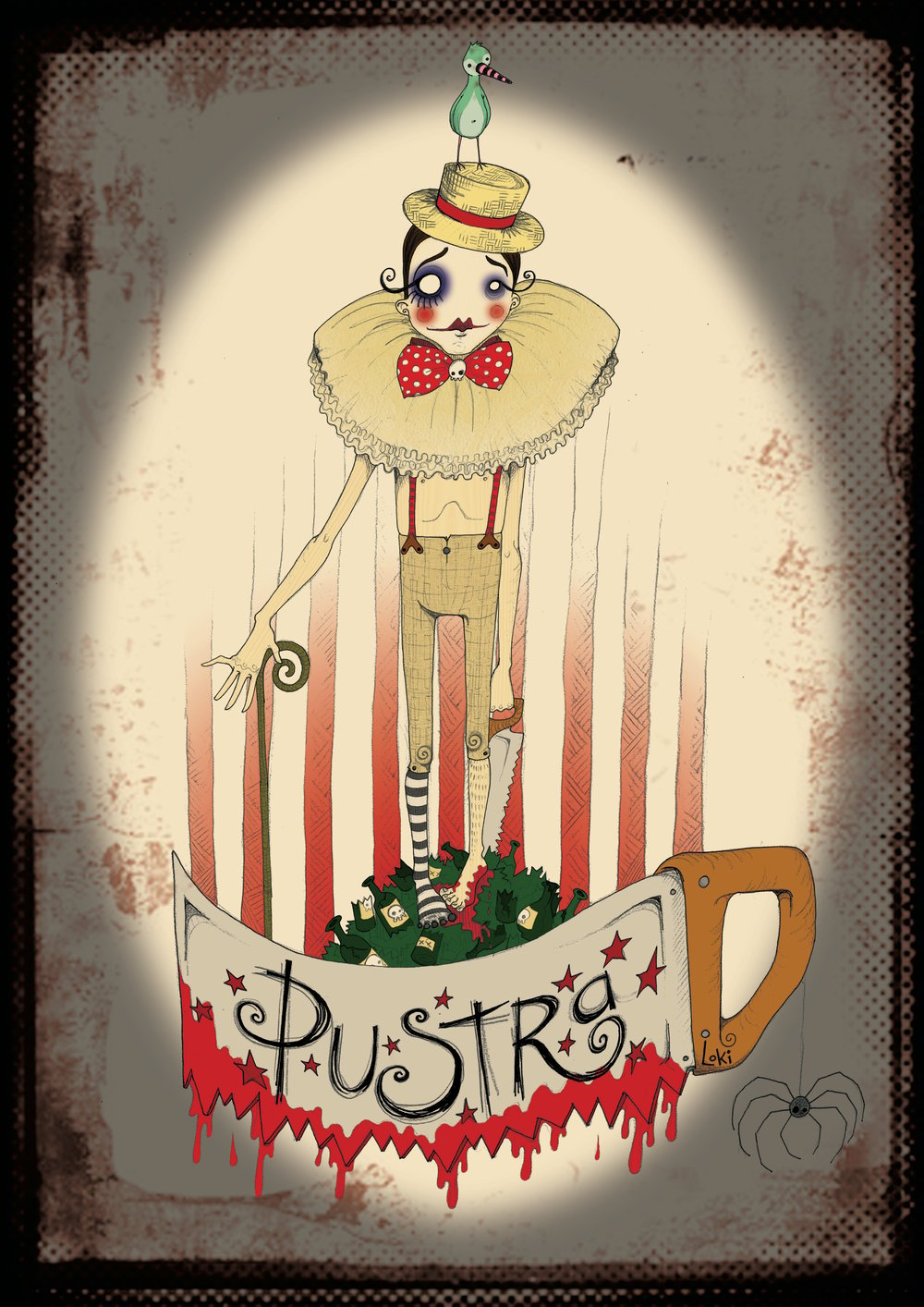 Image of Le Pustra + Singing Saw A3 Poster