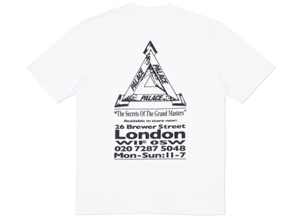 Image of Palace Grand Master tee white, large